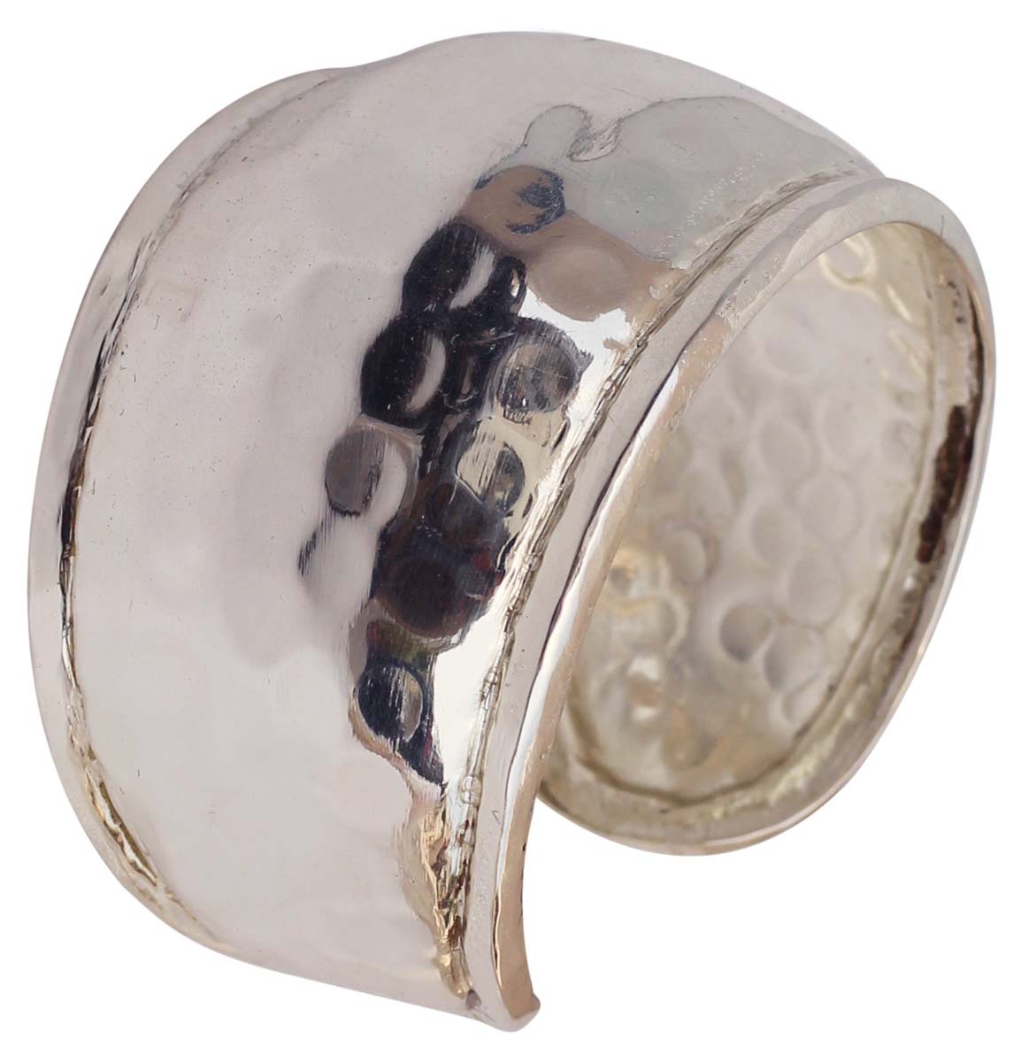 Wholesale Bracelets from India – Cuff Bracelet – Cast in Brass – Nickel Plated – Hammered Effect – Bracelets in Bulk